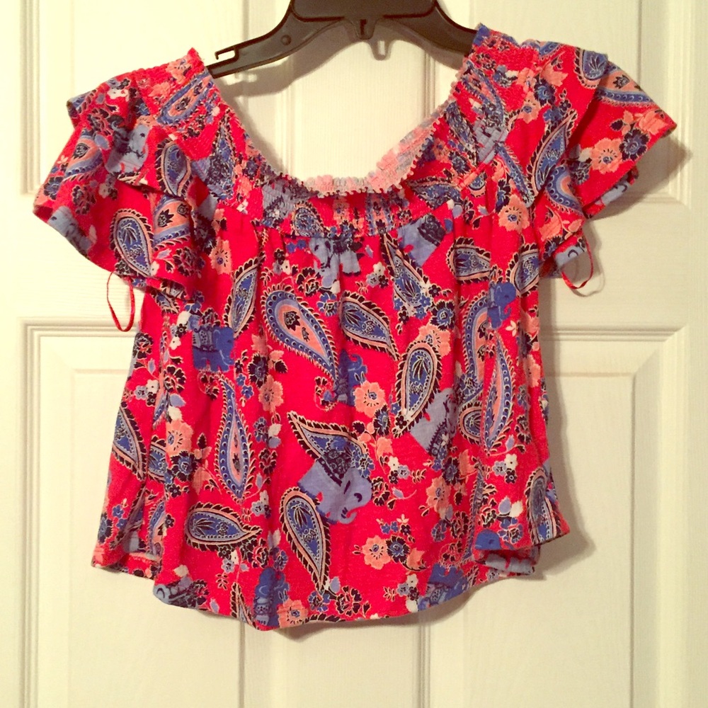Floral crop top